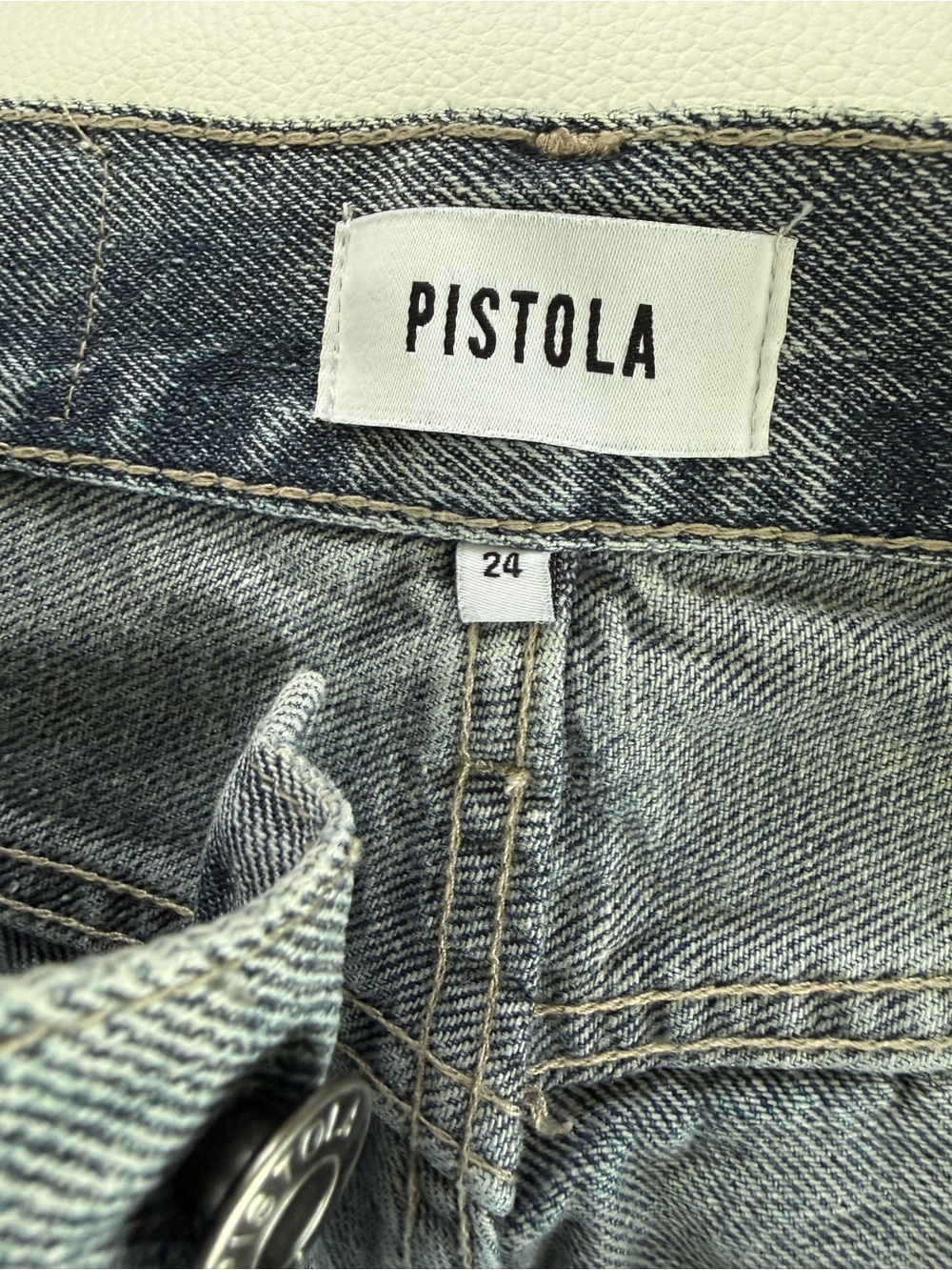 Pistola High-Rise Distressed Jeans 24 - Picture 7 of 8